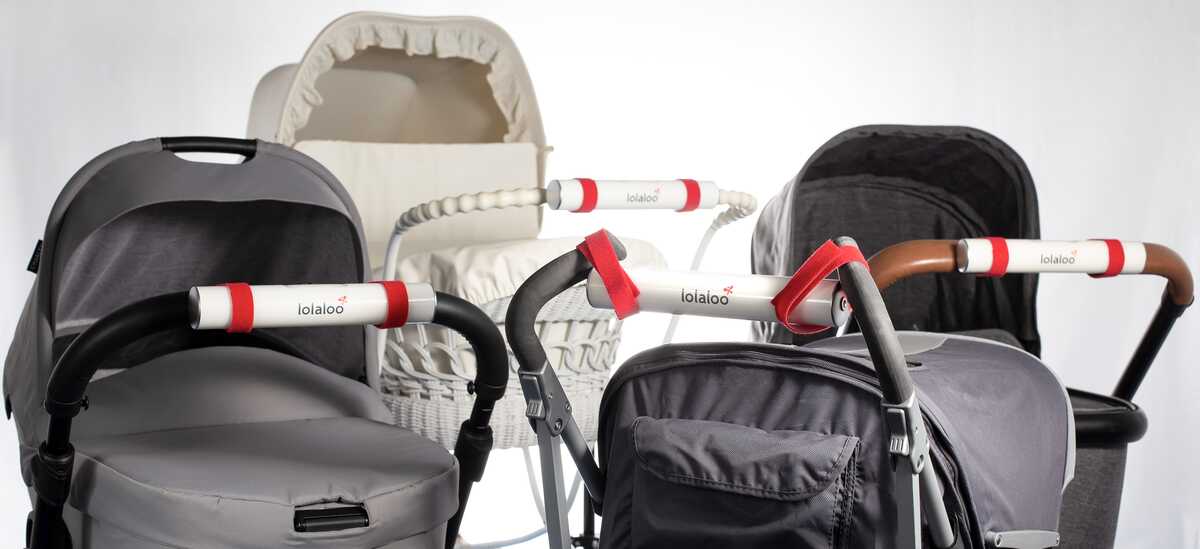 Die Babys Einschlafhilfe lolaloo schaukelt alle Kinderwagen und Buggy.